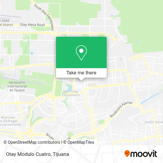 Otay Modulo Cuatro map