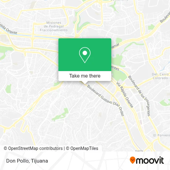 Don Pollo map