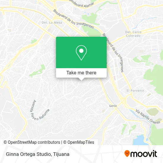 Ginna Ortega Studio map