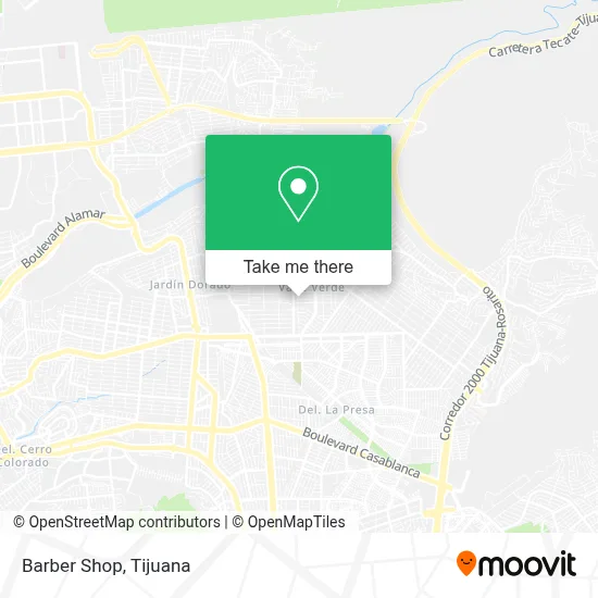 Barber Shop map