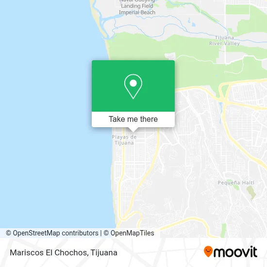 Mariscos El Chochos map