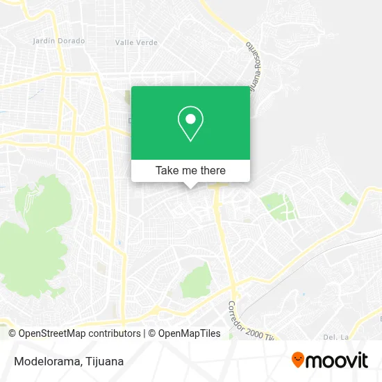 Modelorama map