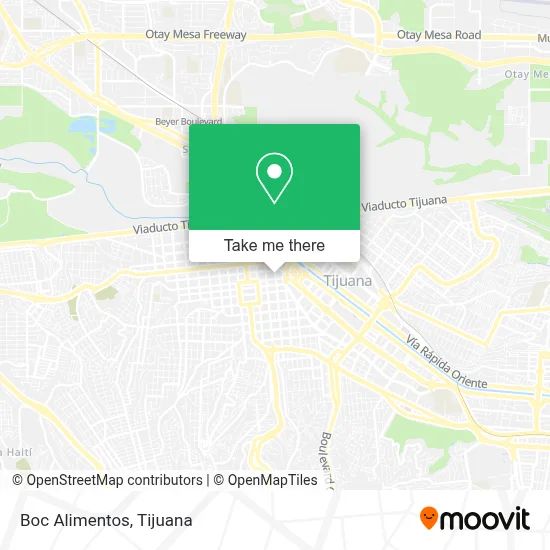 Boc Alimentos map