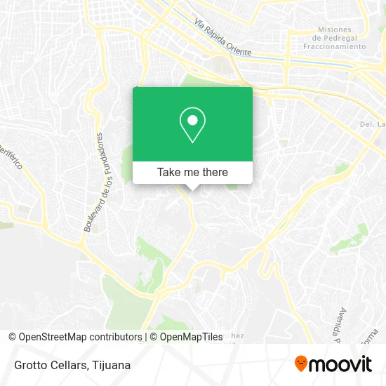 Grotto Cellars map