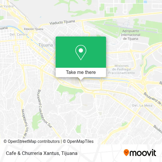 Cafe & Churreria Xantus map