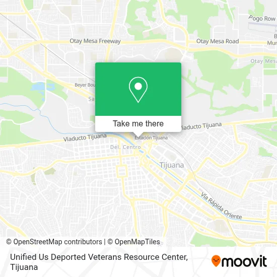 Unified Us Deported Veterans Resource Center map