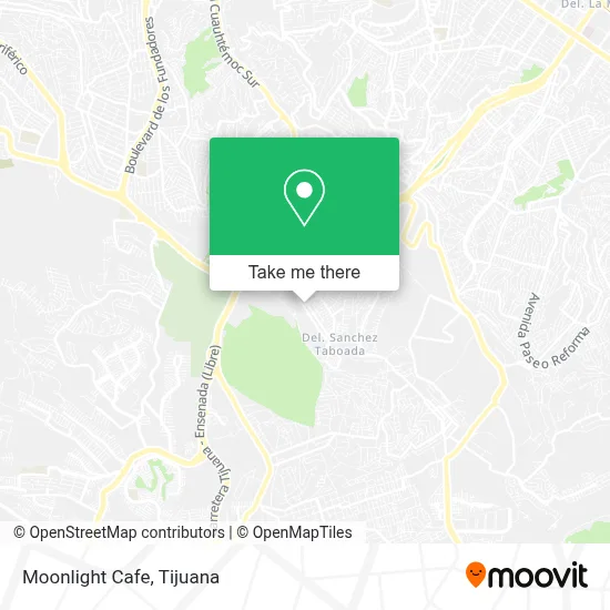 Moonlight Cafe map
