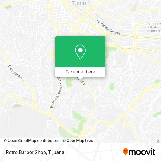 Retro Barber Shop map