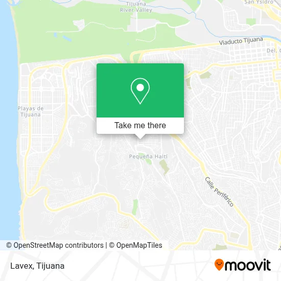 Lavex map