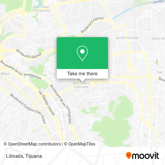 Lilinails map