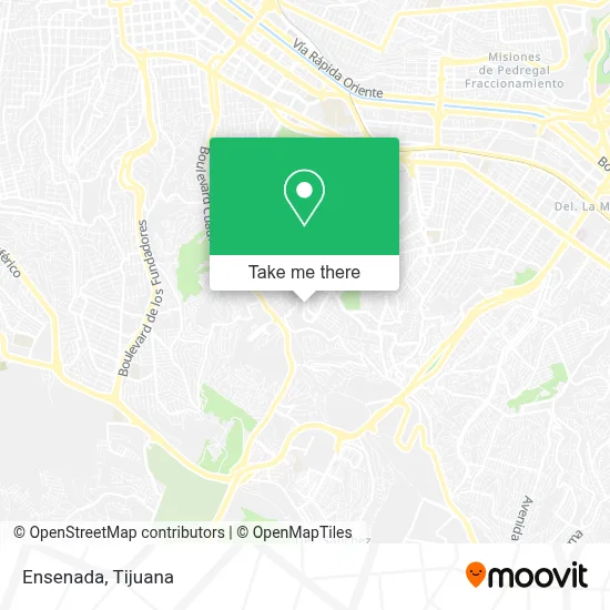 Ensenada map