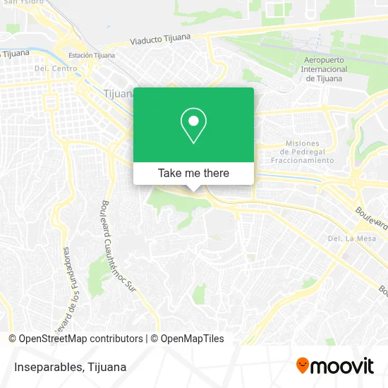 Inseparables map