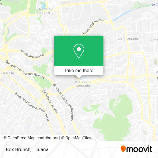Box Brunch map