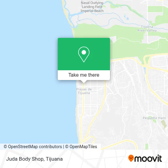 Juda Body Shop map
