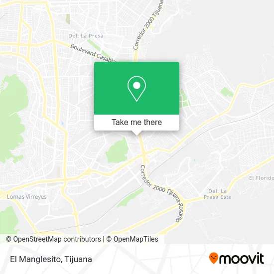 El Manglesito map