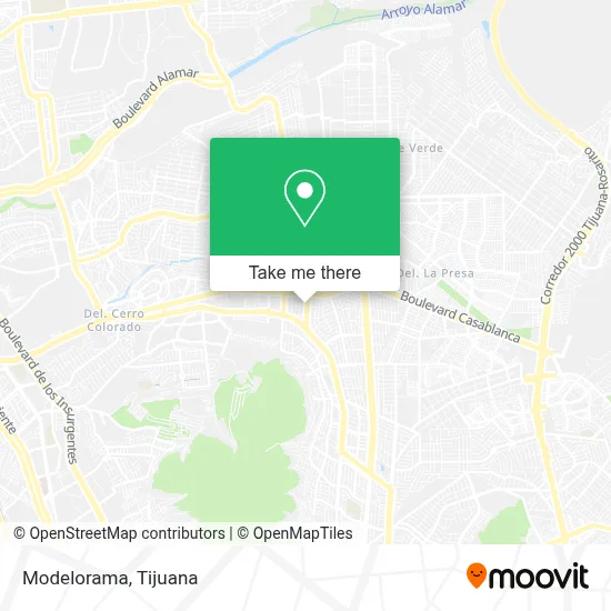 Modelorama map