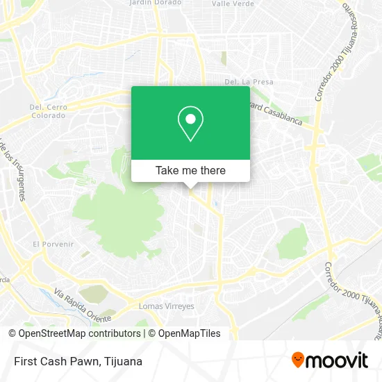 First Cash Pawn map