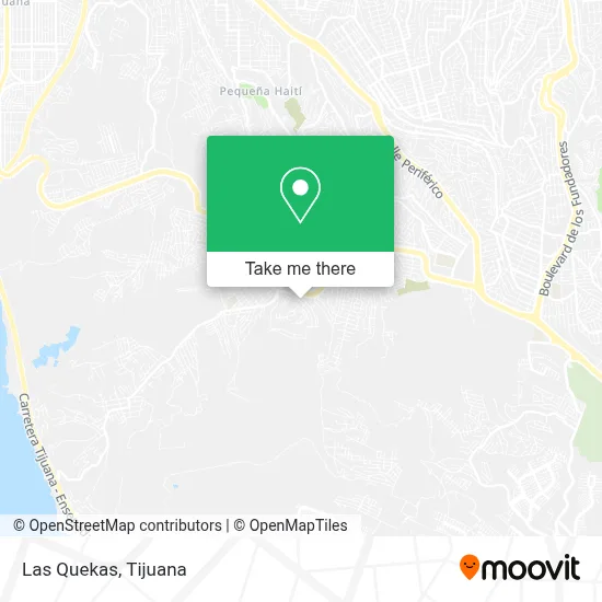 Las Quekas map