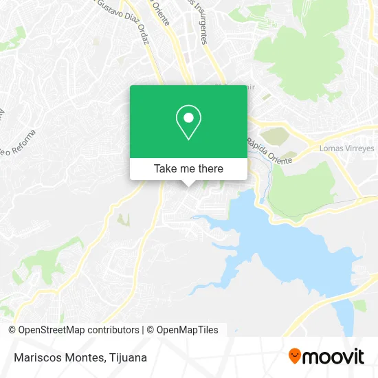 Mariscos Montes map