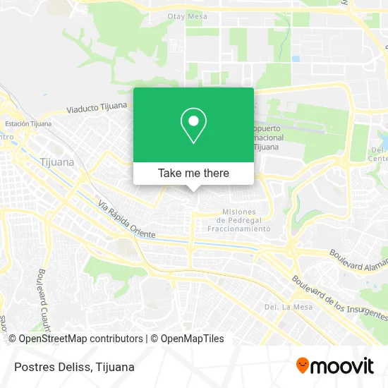 Postres Deliss map