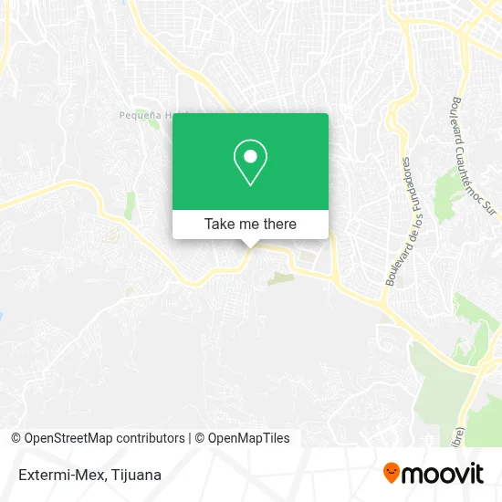 Extermi-Mex map