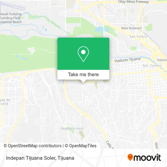 Indepan Tijuana Soler map
