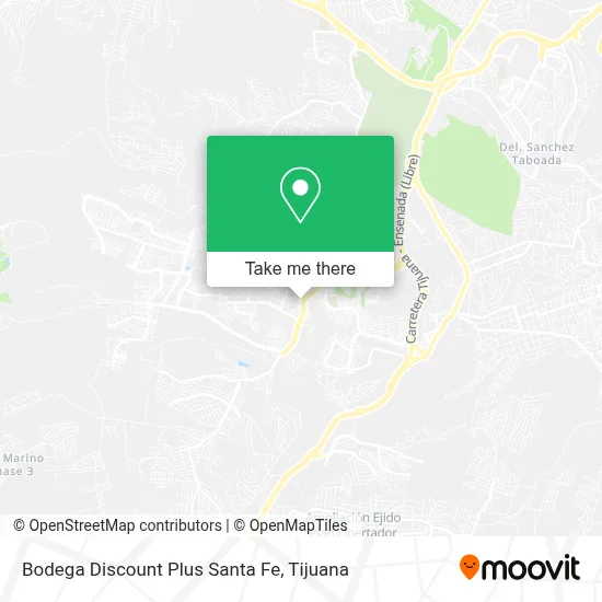 Bodega Discount Plus Santa Fe map