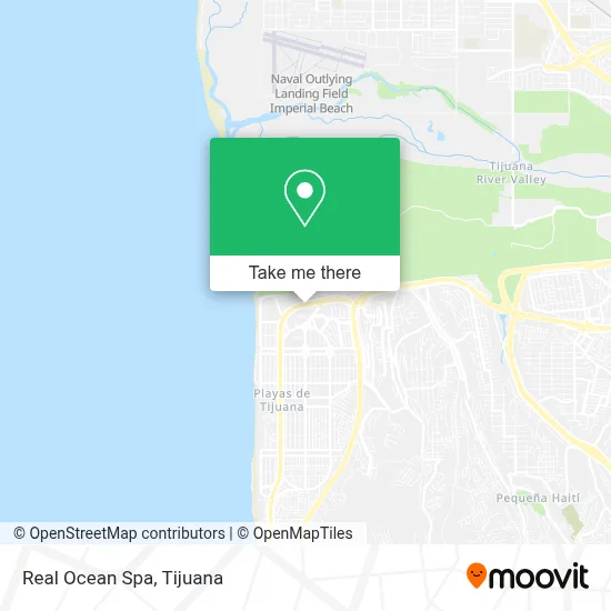 Real Ocean Spa map