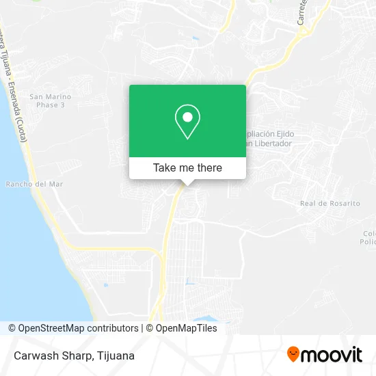 Carwash Sharp map