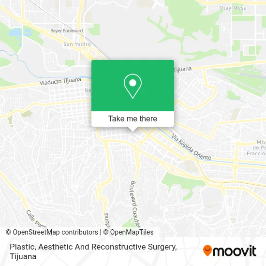 Plastic, Aesthetic And Reconstructive Surgery map