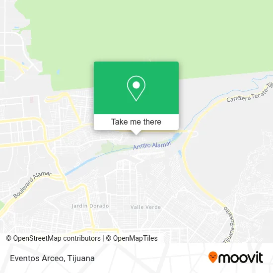 Eventos Arceo map