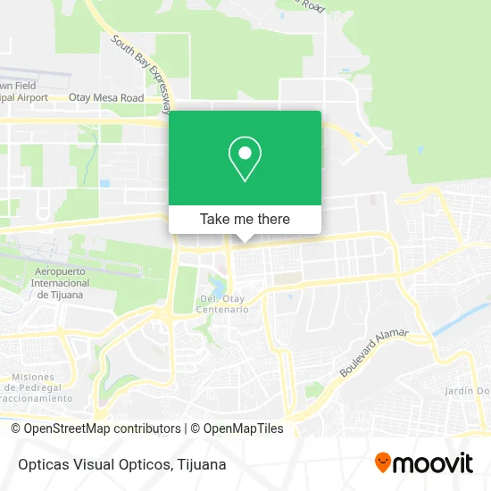 Opticas Visual Opticos map