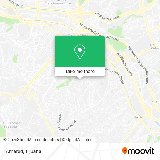 Amared map