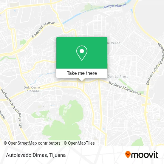 Autolavado Dimas map