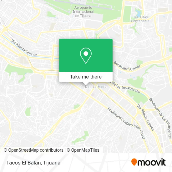 Tacos El Balan map