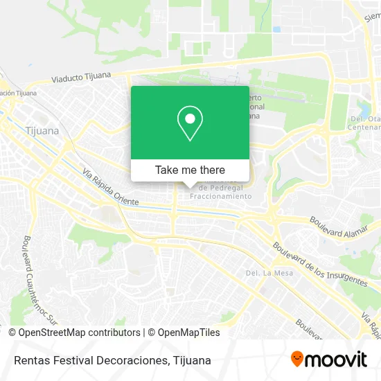 Rentas Festival Decoraciones map