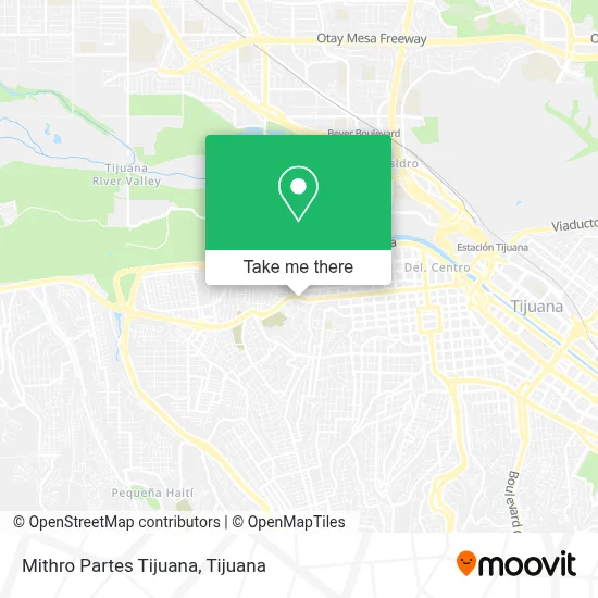 Mithro Partes Tijuana map
