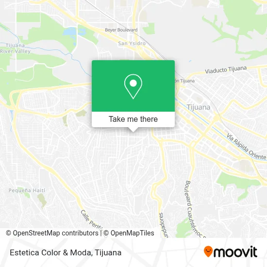 Estetica Color & Moda map