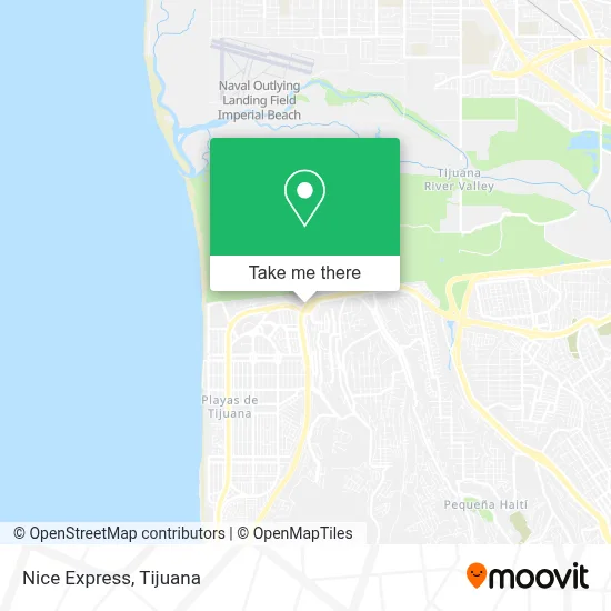 Nice Express map