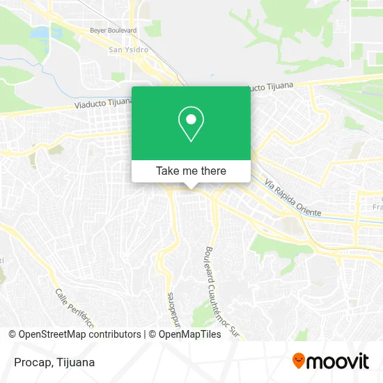 Procap map