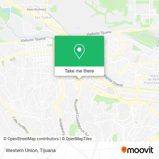 Western Union map