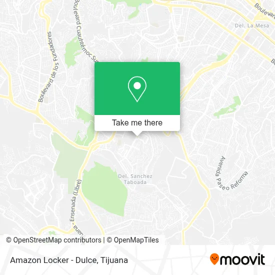 Amazon Locker - Dulce map