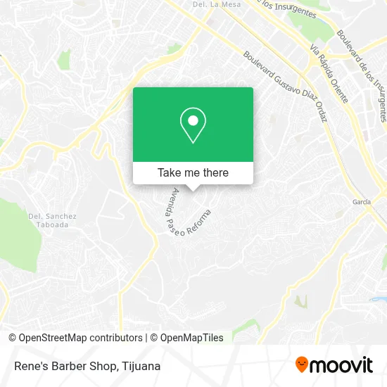 Rene's Barber Shop map