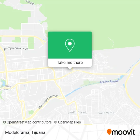 Modelorama map