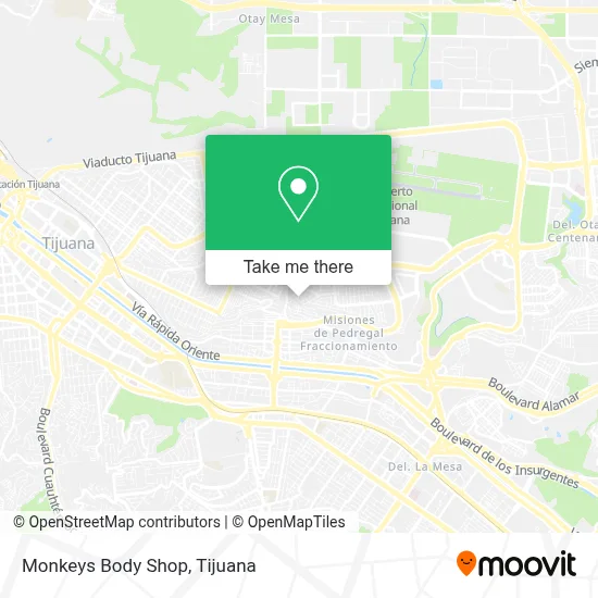 Monkeys Body Shop map