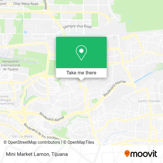Mini Market Lamon map