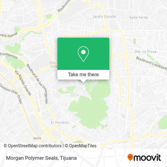 Morgan Polymer Seals map