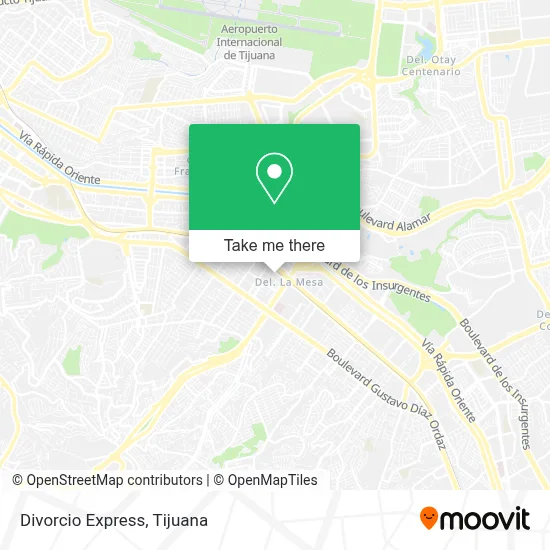 Divorcio Express map
