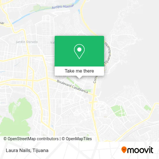 Laura Nails map