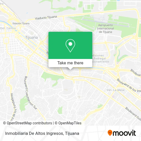 Inmobiliaria De Altos Ingresos map